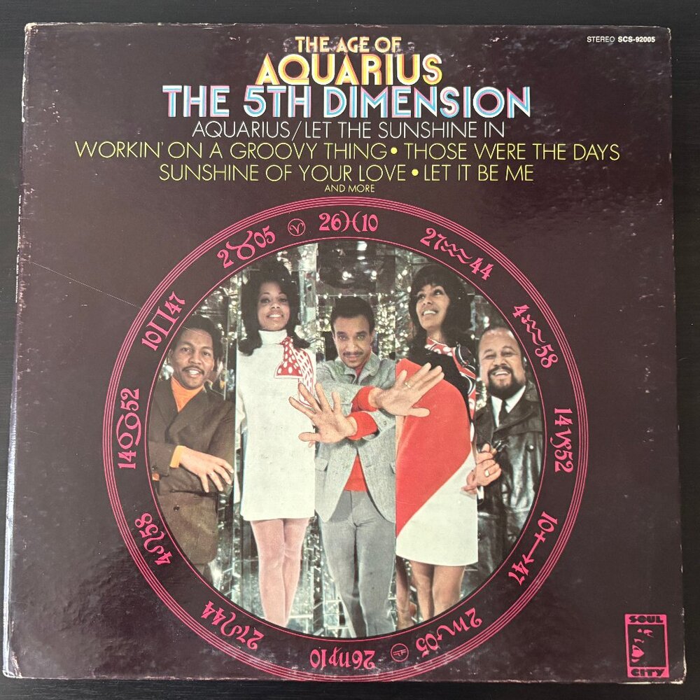 The 5th Dimension "The Age of Aquarius" Vinyl LP